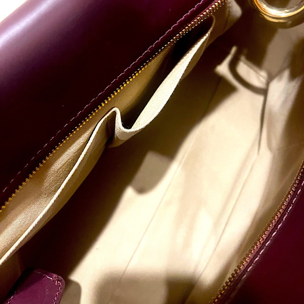 J.Crew eggplant color shoulder bag